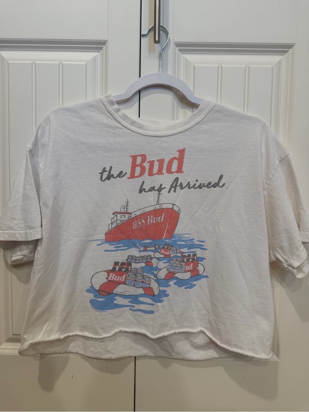 Junk Food Clothing White "The Bud Has Arrived" Graphic Tee